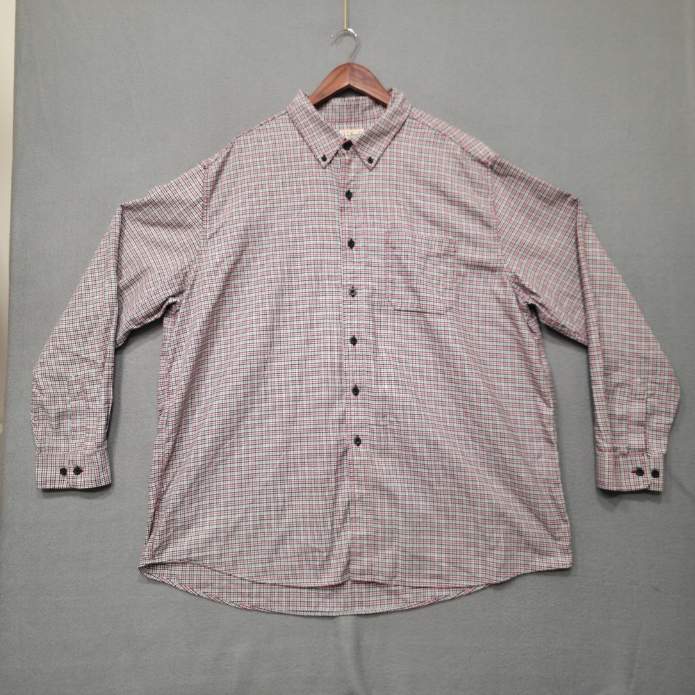 LL Bean Men's Traditional Fit Multicolor Long Sleeve Flannel Size‎ XXL